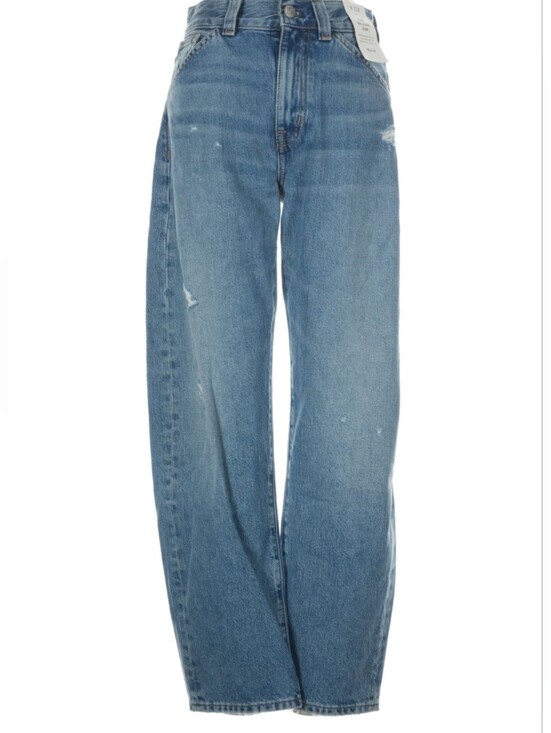 Madewell Denim - Madewell Petite Balloon Jeans in Dobbins Wash | Med Blue | 26" Inseam | 23P NWT